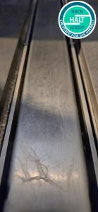 Kalk- und Seifenablagerung